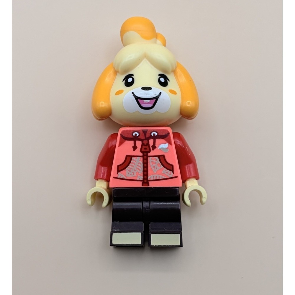Lego Animal Crossing Isabelle - Coral Hoodie‎ Minifigure ani014 From 77052